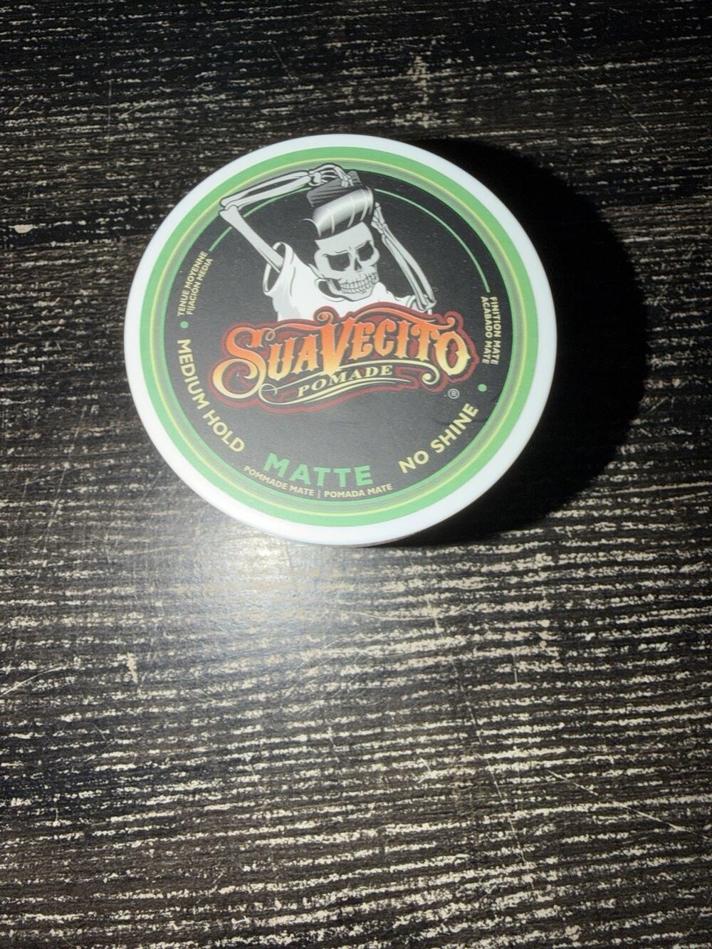 Suavecito Pomade Matte (No Shine) Formula 4 oz, 1 Pack Medium Hold